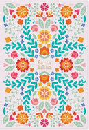 Span-RVR 1960 Super Giant Print Bible (Biblia Letra Super Gigante)-Flowers LeatherTouch