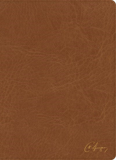 KJV Spurgeon Study Bible-Tan LeatherTouch