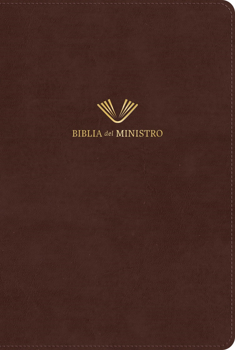 Span-RVR 1960 Minister's Bible  Amplified Version (Biblia del Ministro  Edicion Ampliada)-Brown Imitation Leather