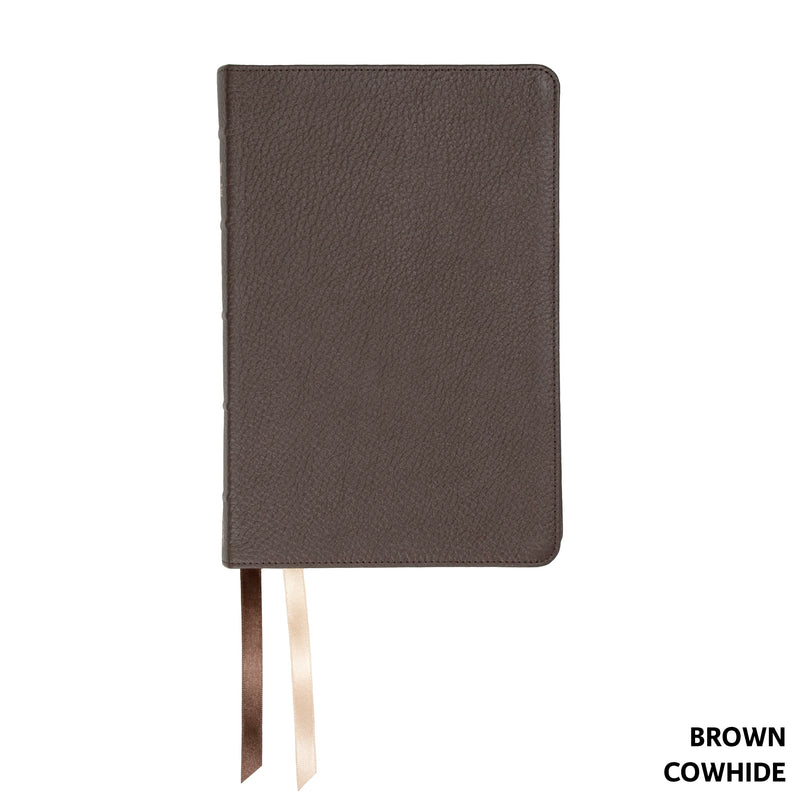 NASB Handy Size  Paste-Down Brown Cowhide