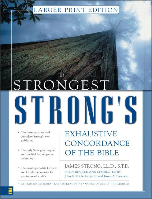 Strongest Strong's Exhaustive Concordance/Large Print