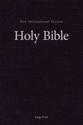 Pew Bible - Large Print -Black