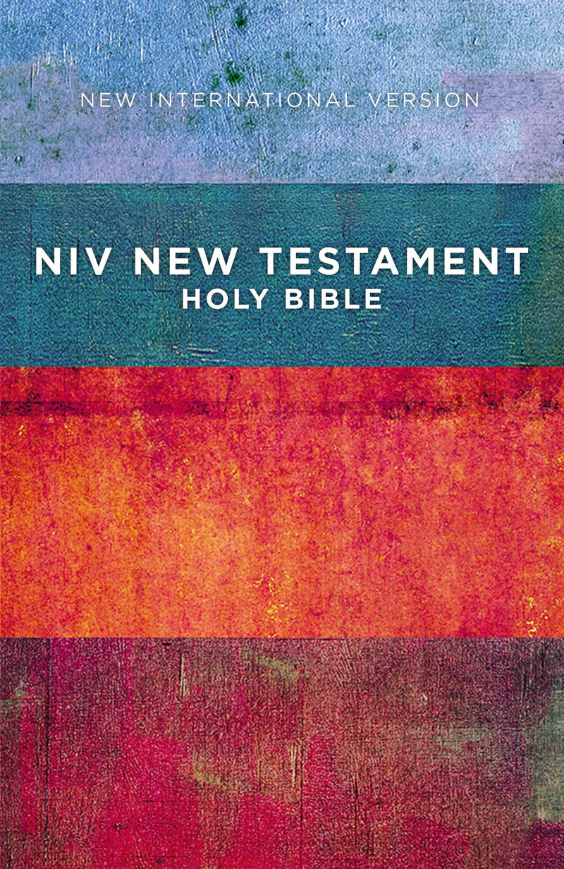 NIV Outreach New Testament-Red/Blue Stripes Softcover