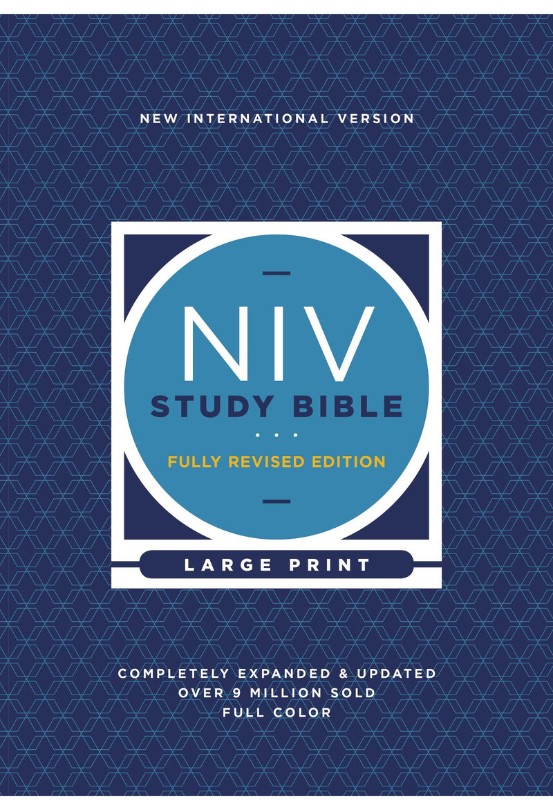 NIV Study Bible/Large Print (Fully Revised Edition) (Comfort Print)-Hardcover