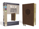 NIV Thinline Reference Bible (Comfort Print)-Brown LeatherSoft