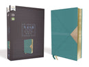 NASB Thinline Bible (Comfort Print)-Teal Leathersoft