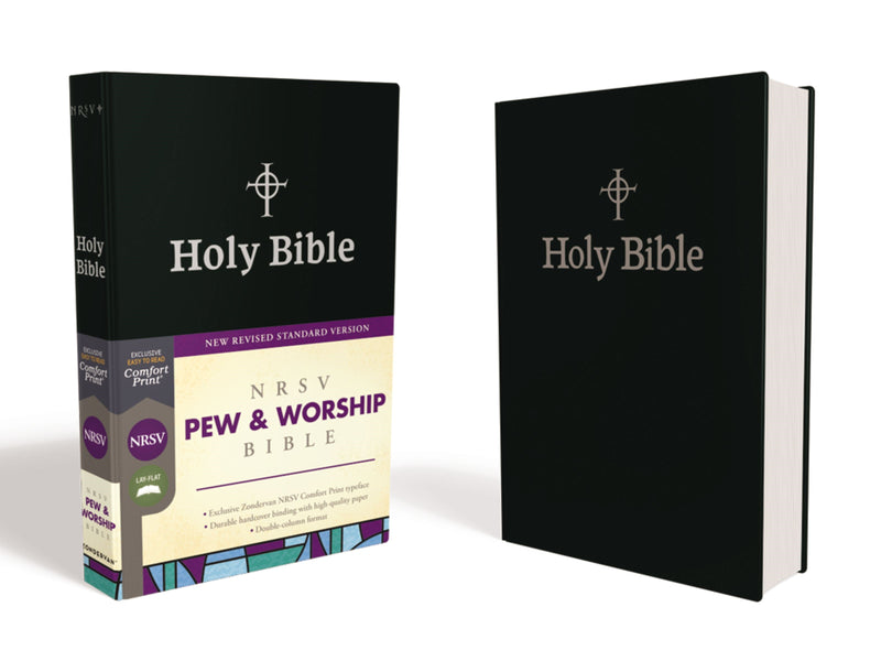 NRSV Pew & Worship Bible (Comfort Print)-Black Hardcover