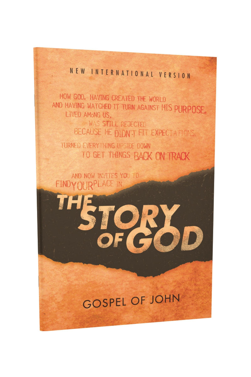 NIV The Story Of God Bible: Gospel Of John (Reader's Edition)-Softcover