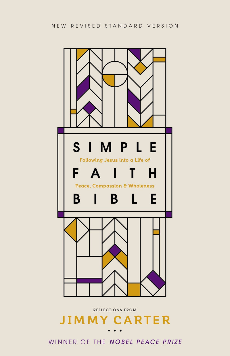 NRSV Simple Faith Bible (Comfort Print)-Hardcover