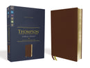 NIV Thompson Chain-Reference Bible/Large Print (Comfort Print)-Brown Genuine Cowhide Leather