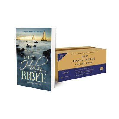 NIV Holy Bible  Larger Print (Case Of 24)-Softcover