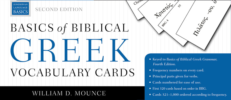 Basics Of Biblical Greek Vocabulary Cards (2nd Edition)