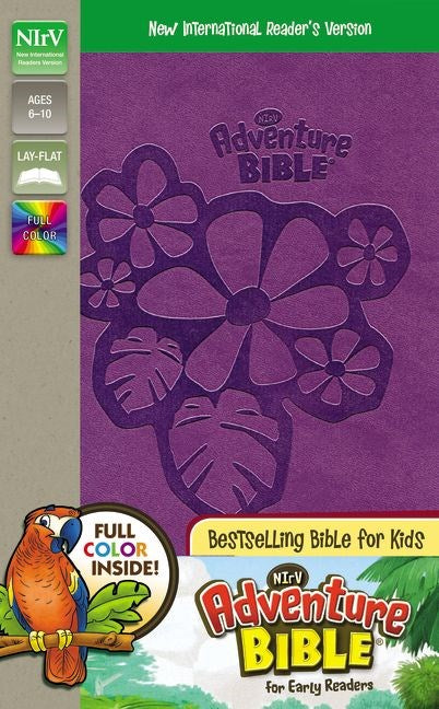 NIrV Adventure Bible For Early Readers (Full Color)-Purple DuoTone