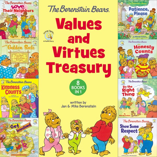 The Berenstain Bears Values And Virtues Treasury (8-In-1) (Living Lights)