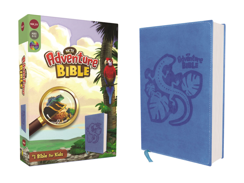 NKJV Adventure Bible (Full Color)-Ocean Blue DuoTone