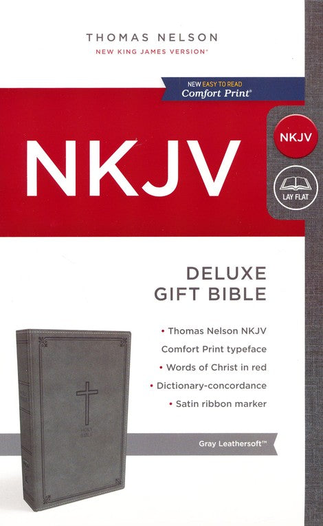 Deluxe gift bible - grey