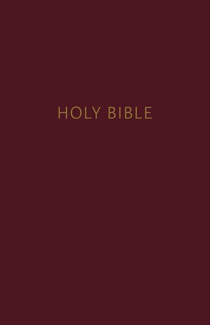 Pew Bible -Large Print - Burgundy