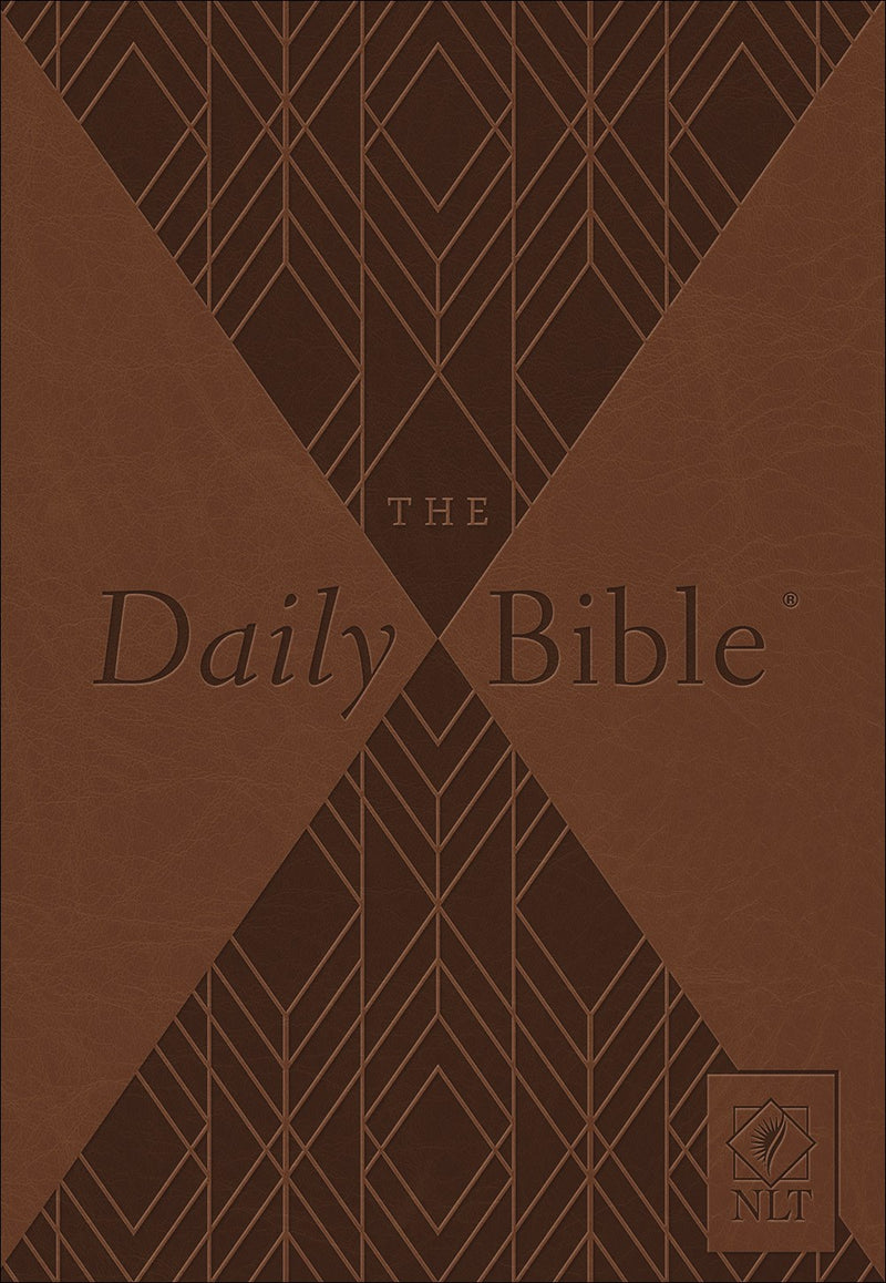 NLT The Daily Bible-Brown Milano Softone