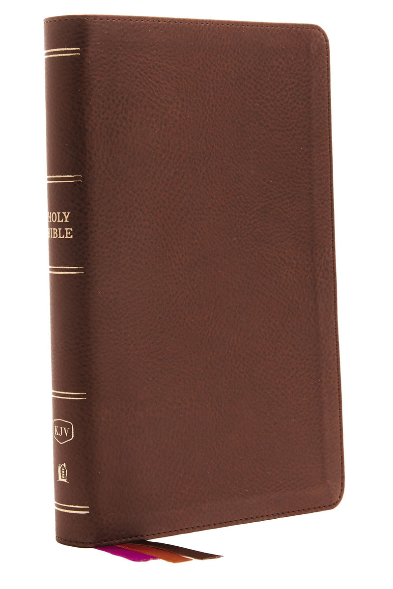 KJV Minister's Bible (Comfort Print)-Brown Leathersoft 