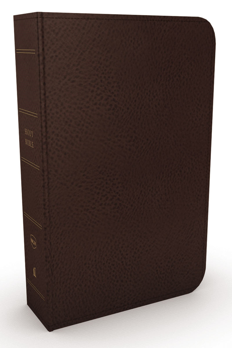 NKJV Minister's Bible (Comfort Print)-Brown Leathersoft 