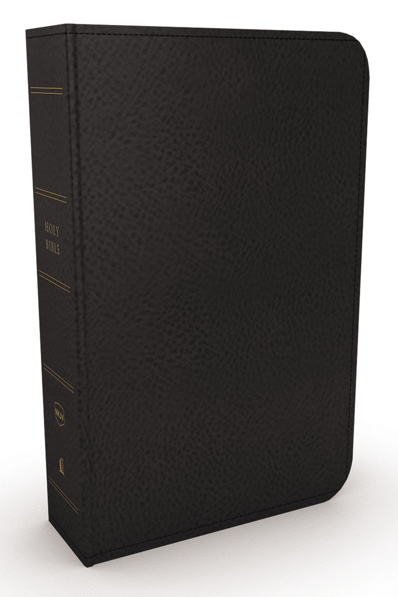 NKJV Minister's Bible (Comfort Print)-Black Genuine Leather