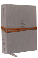 NKJV Journal The Word Bible (Comfort Print)-Gray Leathersoft