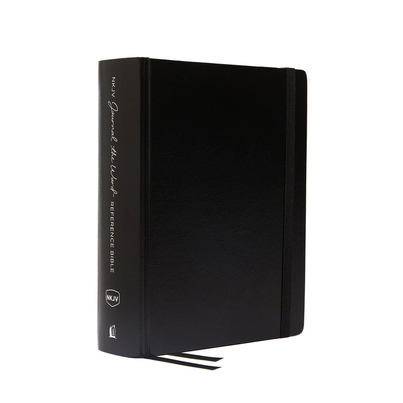 NKJV Journal The Word Reference Bible (Comfort Print)-Black Hardcover 