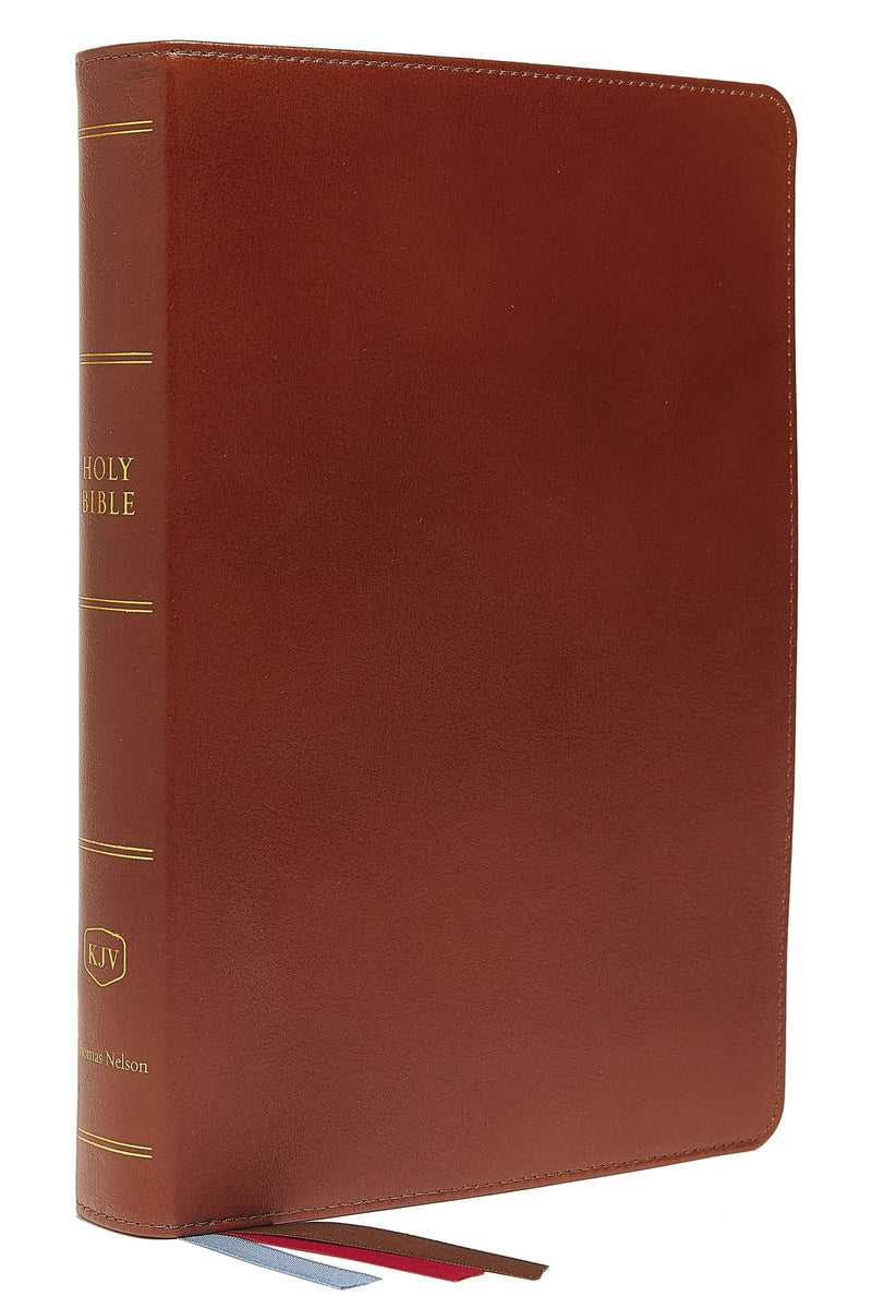 KJV Preaching Bible (Comfort Print)-Brown Genuine Leather