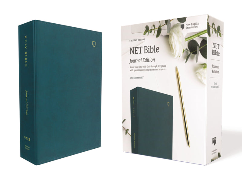 NET Bible (Journal Edition) (Comfort Print)-Teal Leathersoft