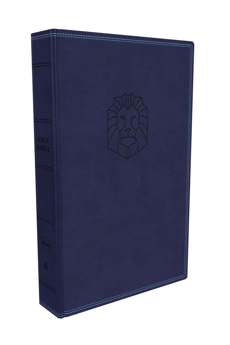 NKJV Holy Bible For Kids (Comfort Print)-Blue Leathersoft