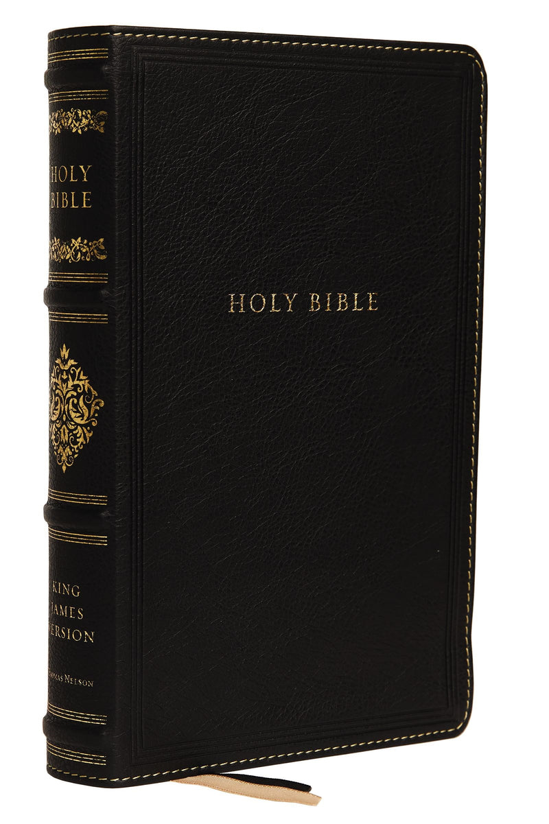 KJV Personal Size Reference Bible  Sovereign Collection (Comfort Print)-Black Genuine Leather