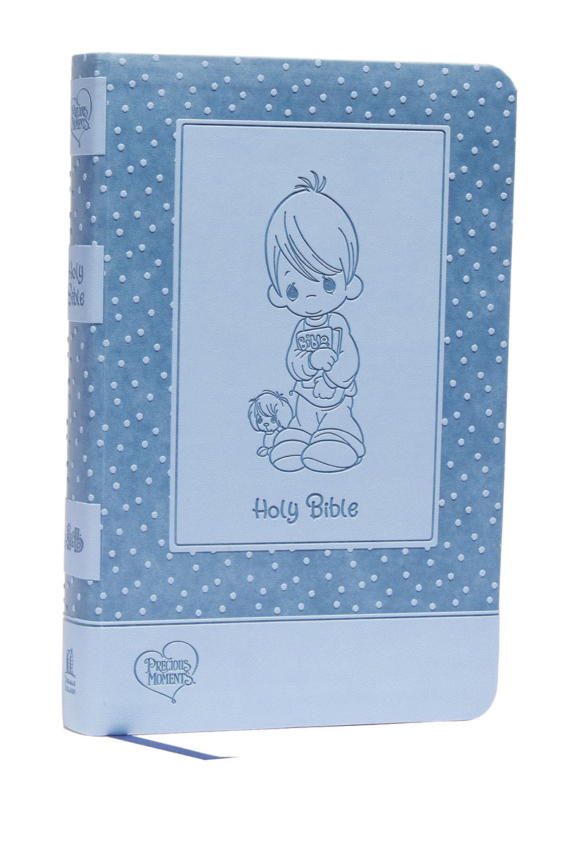 ICB Precious Moments Bible-Blue Leathersoft