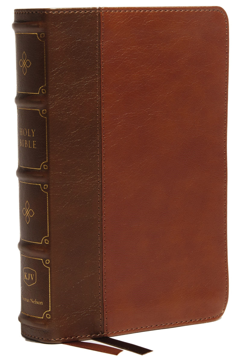 KJV Compact Bible  Maclaren Series (Comfort Print)-Brown Leathersoft