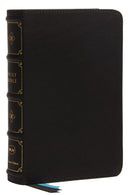 NKJV Compact Bible  Maclaren Series (Comfort Print)-Black Leathersoft
