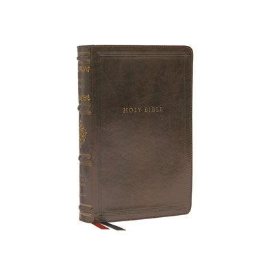 NKJV Personal Size Reference Bible (Sovereign Collection) (Comfort Print)-Brown Leathersoft Indexed