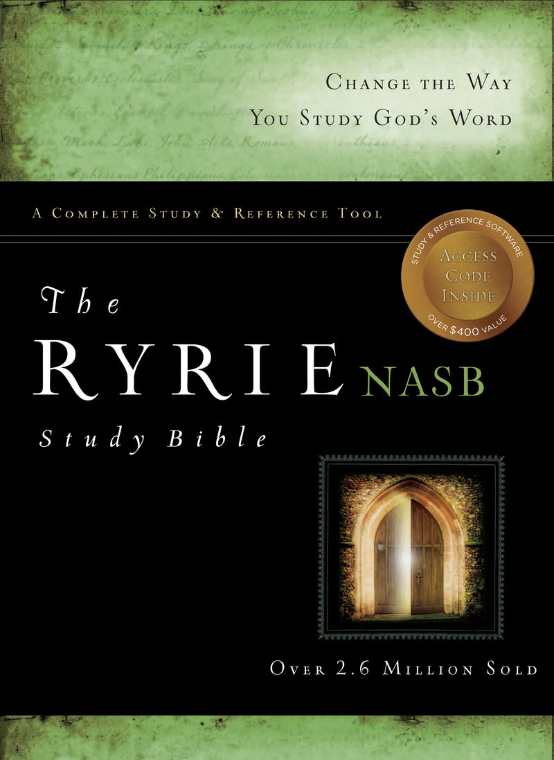 NASB Ryrie Study Bible-Black Bonded Leather