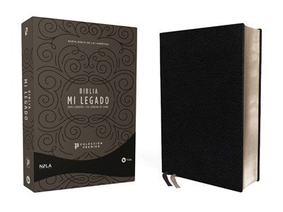 Span-NBLA Single-Column Legacy Bible (NBLA Biblia Mi Legado  Una Columna)-Black Goatskin Leather