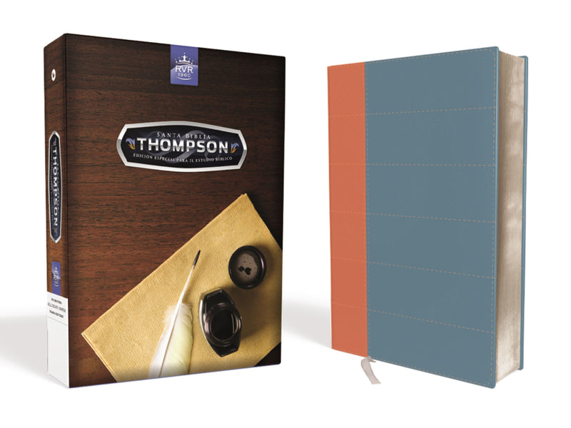 Span-RVR 1960 Thompson Study Bible-Blue/Tan DuoTone