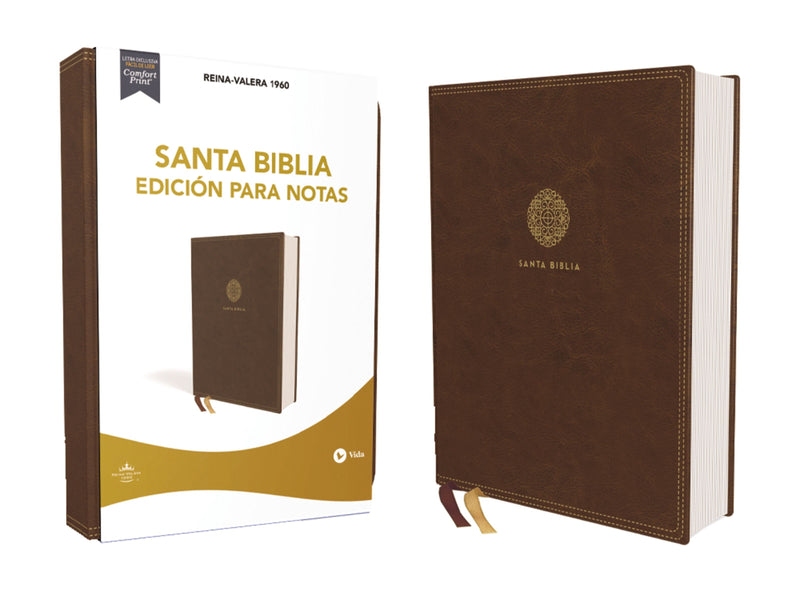 Span-RVR 1960 Journal Edition (Santa Biblia Edicion Para Notas)-Brown Leathersoft