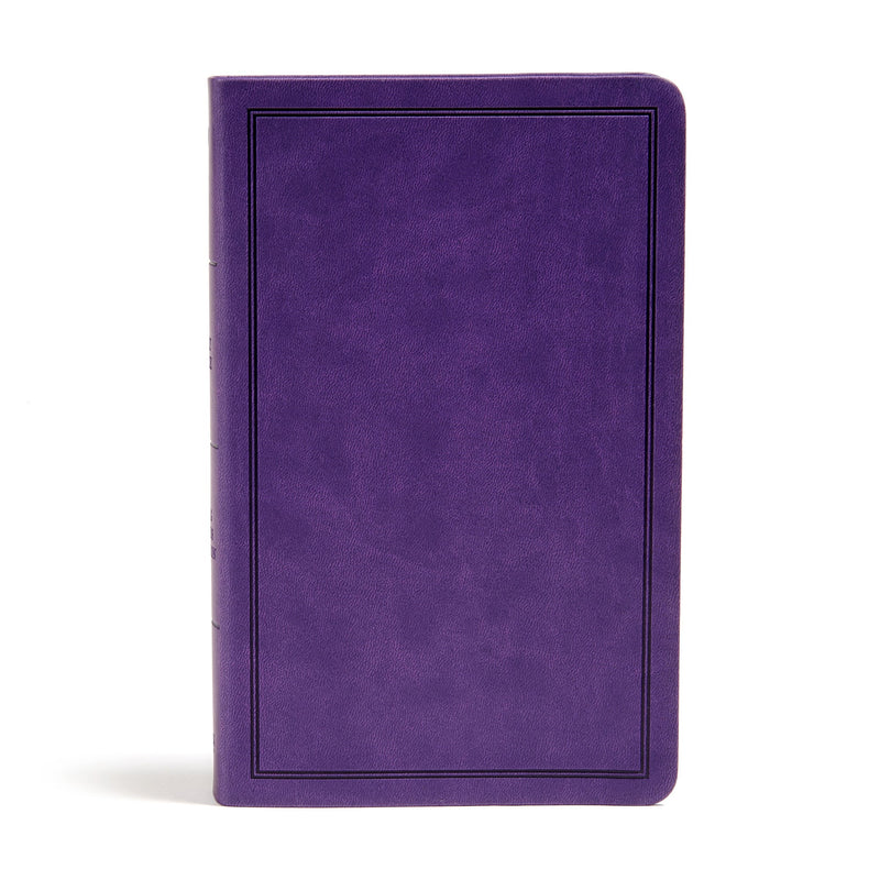 KJV Deluxe Gift Bible-Purple LeatherTouch