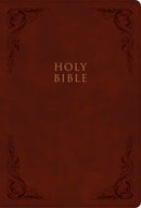 CSB Super Giant Print Reference Bible-Burgundy LeatherTouch