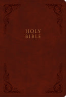 KJV Super Giant Print Reference Bible-Burgundy LeatherTouch Indexed