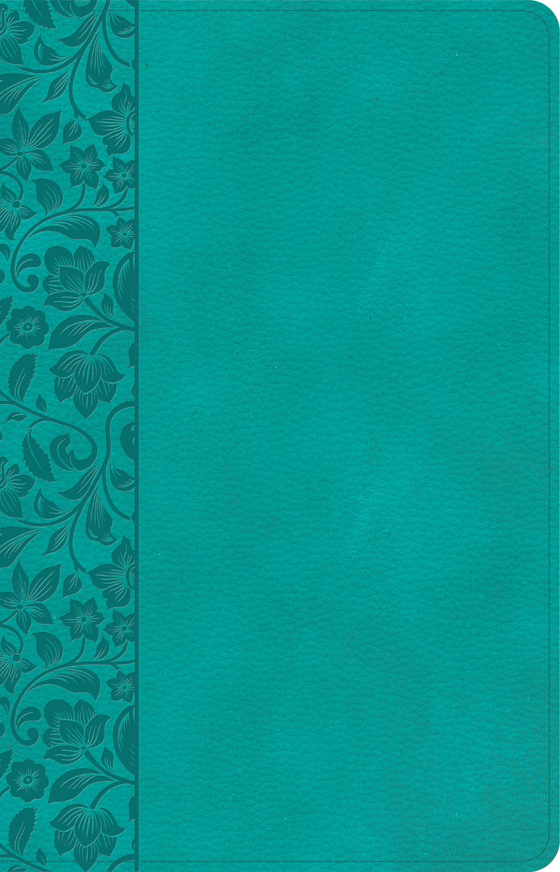 NASB 2020 Large Print Personal Size Reference Bible-Teal LeatherTouch