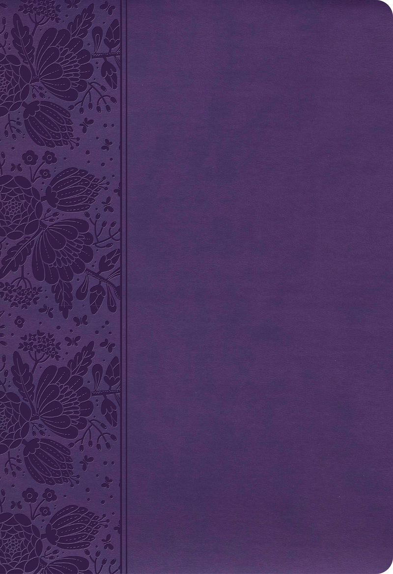 CSB Super Giant Print Reference Bible (Value Edition)-Purple LeatherTouch