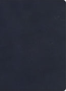 KJV Single-Column Wide-Margin Bible-Navy LeatherTouch