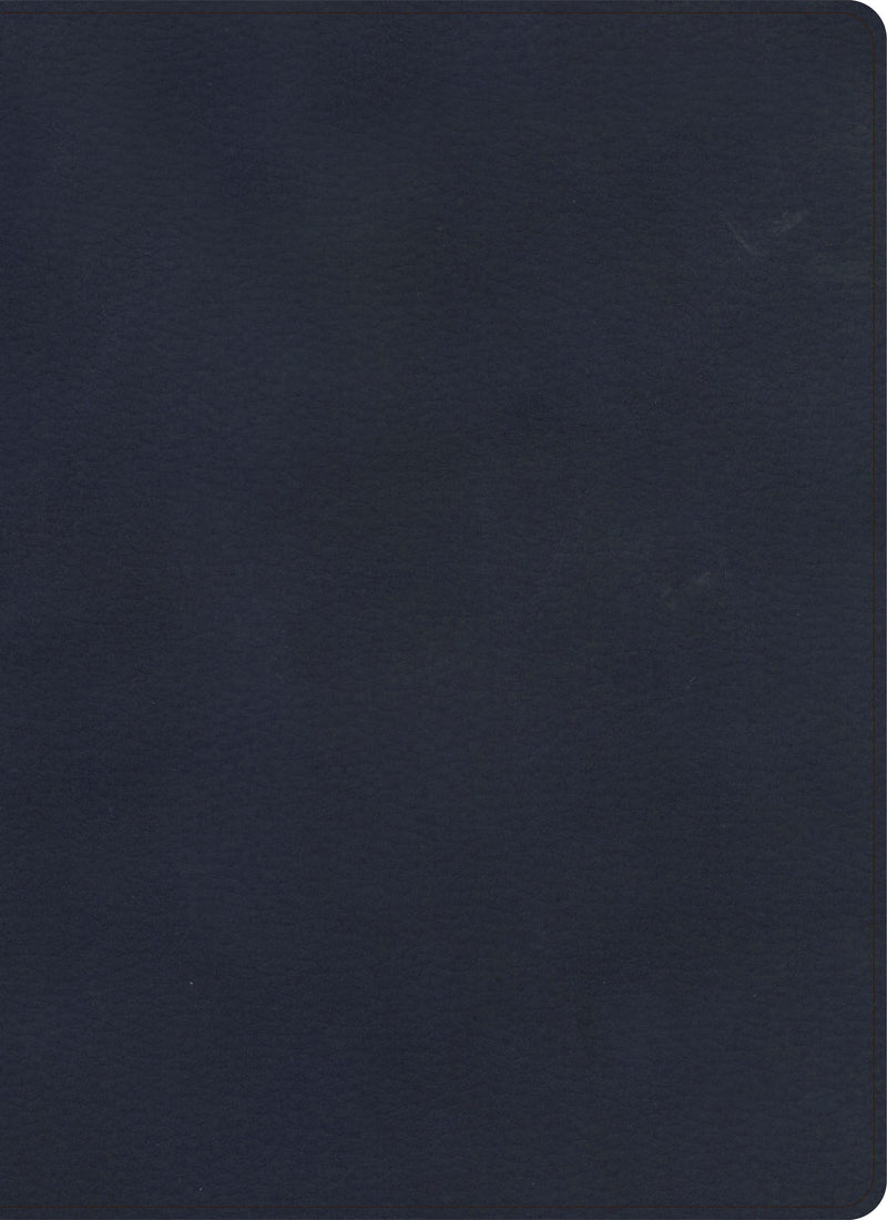 KJV Single-Column Wide-Margin Bible-Navy LeatherTouch