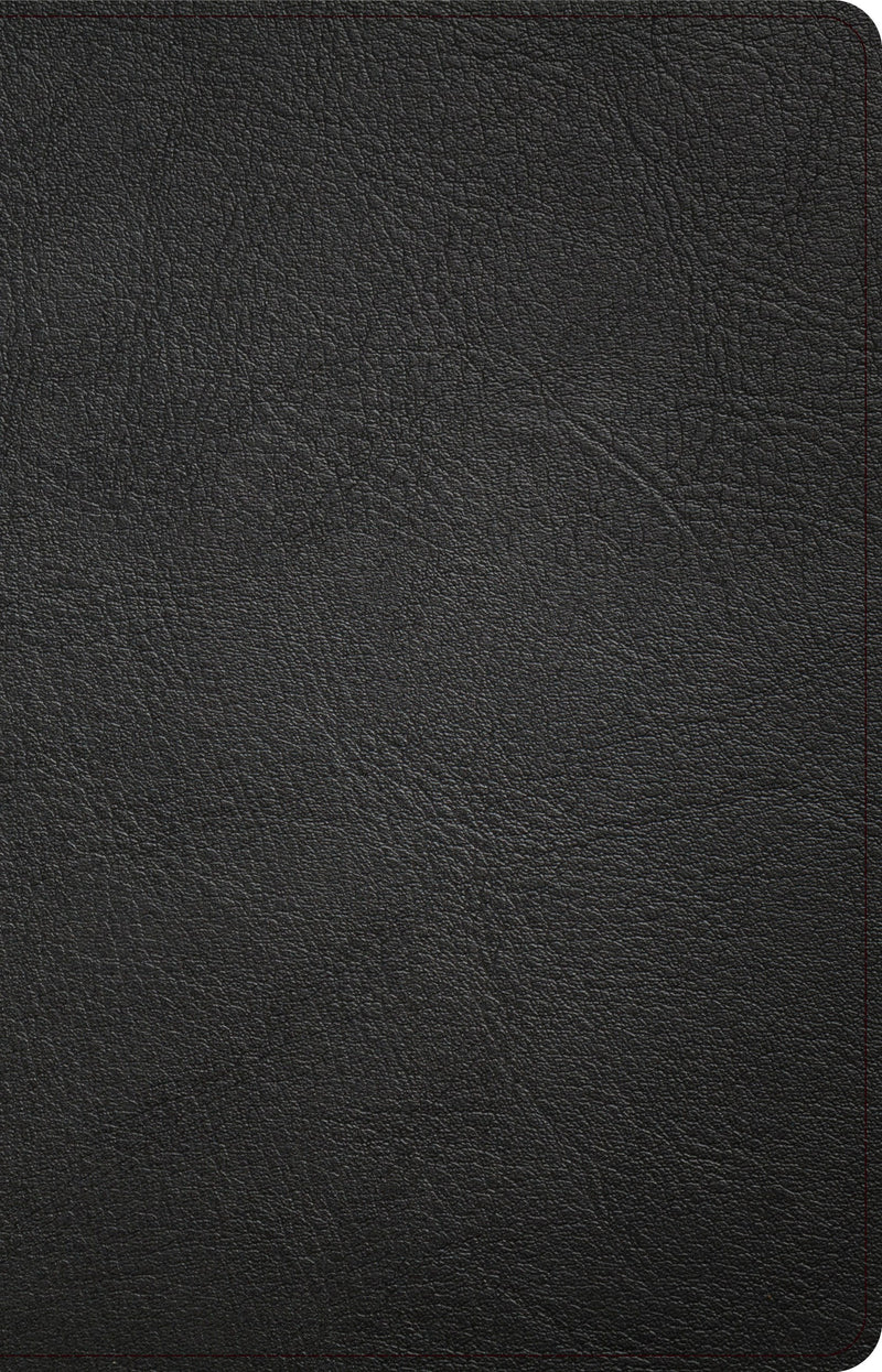 CSB Thinline Bible-Black Genuine Leather