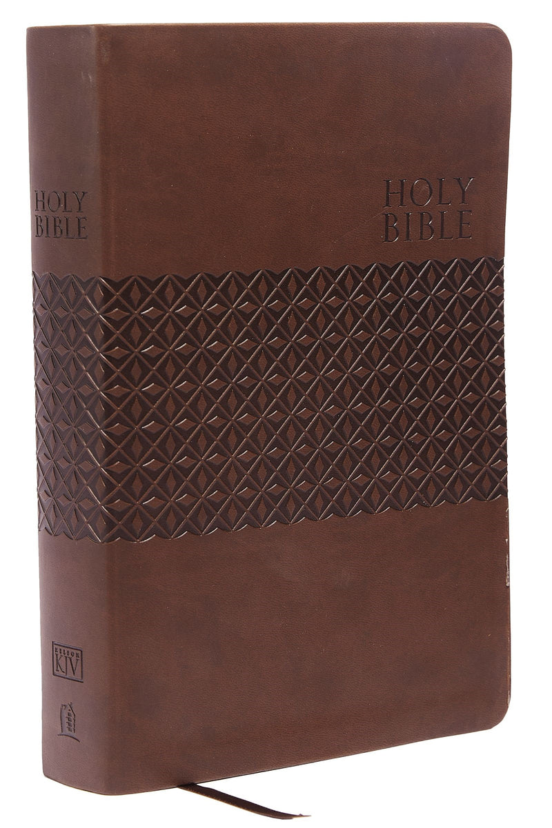 KJV King James Study Bible (Second Edition)-Earth Brown LeatherSoft Indexed