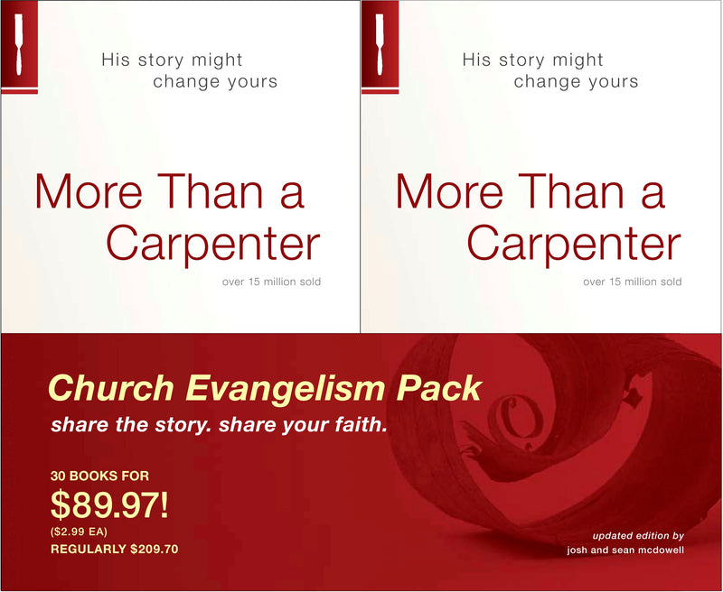 More Than A Carpenter Evangelism Kit (Pack Of 30)