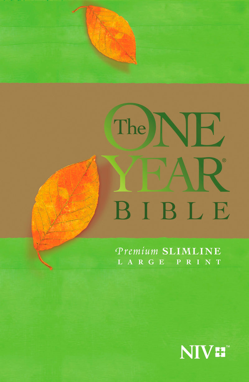 NIV One Year Bible Premium Slimline/Large Print-Softcover